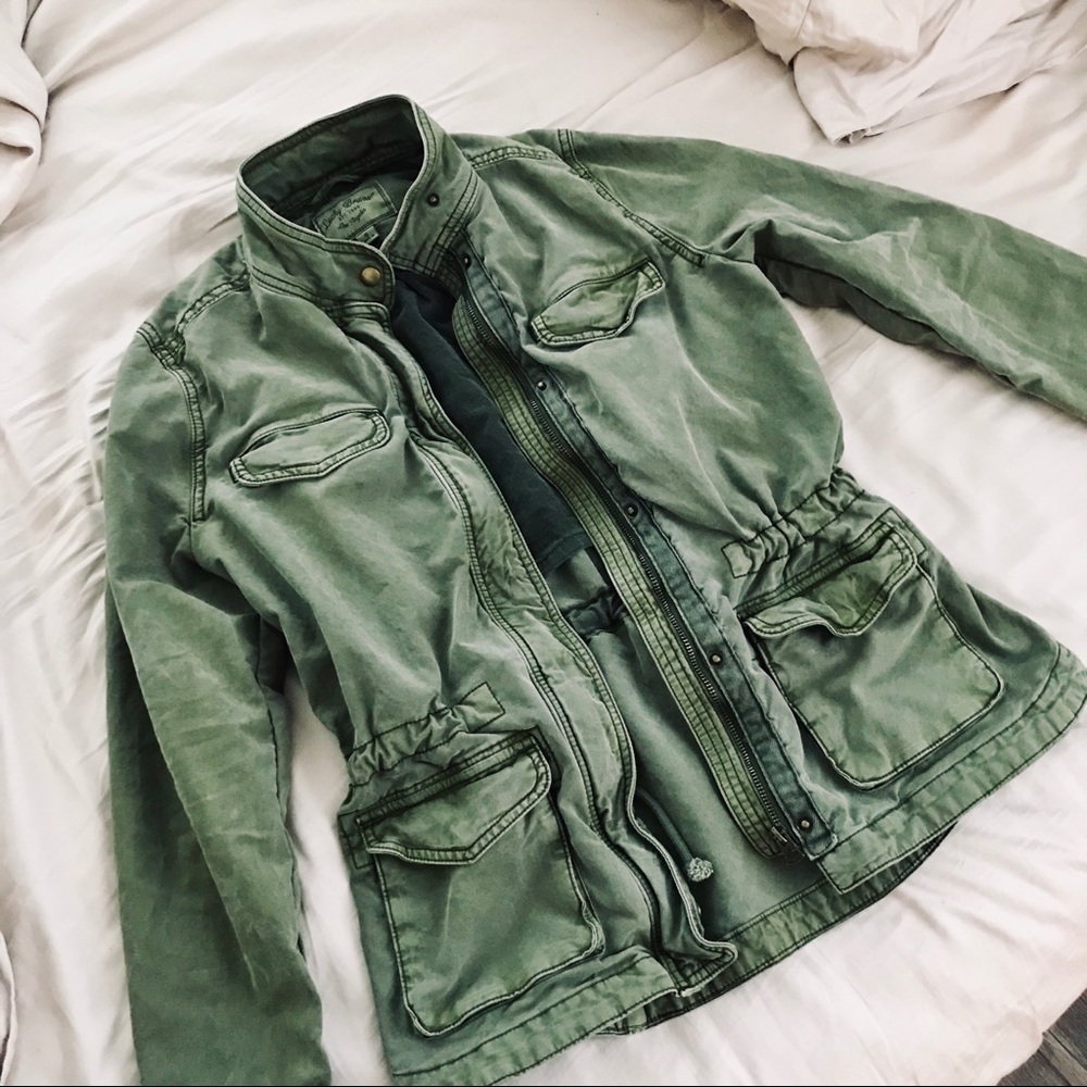 Lucky Brand Military Green Jacket